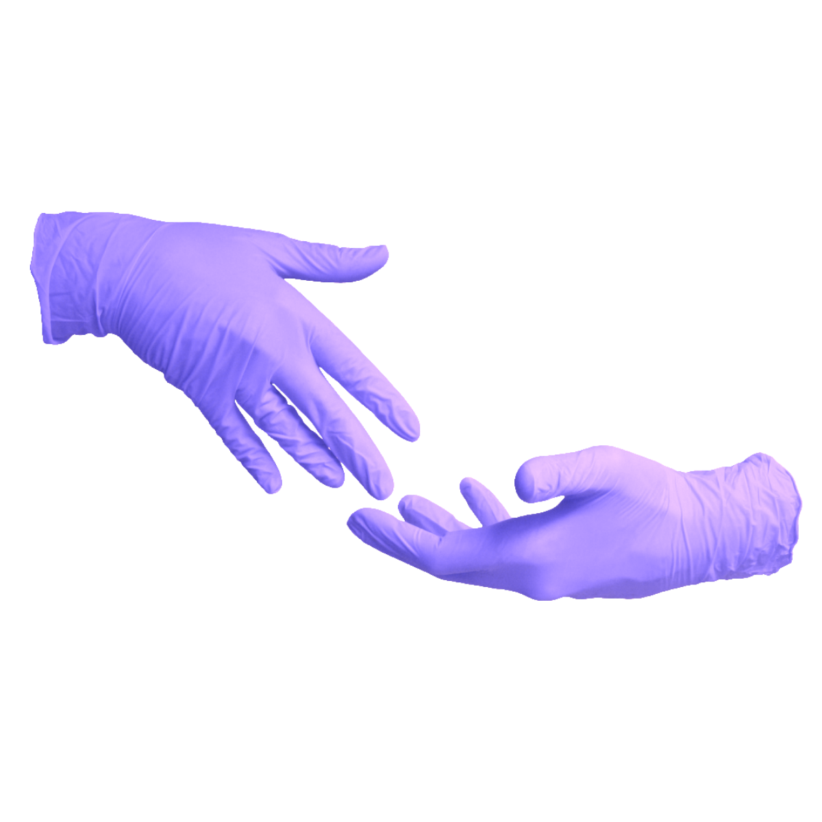 Перчатки нитриловые Фиолетовые XS