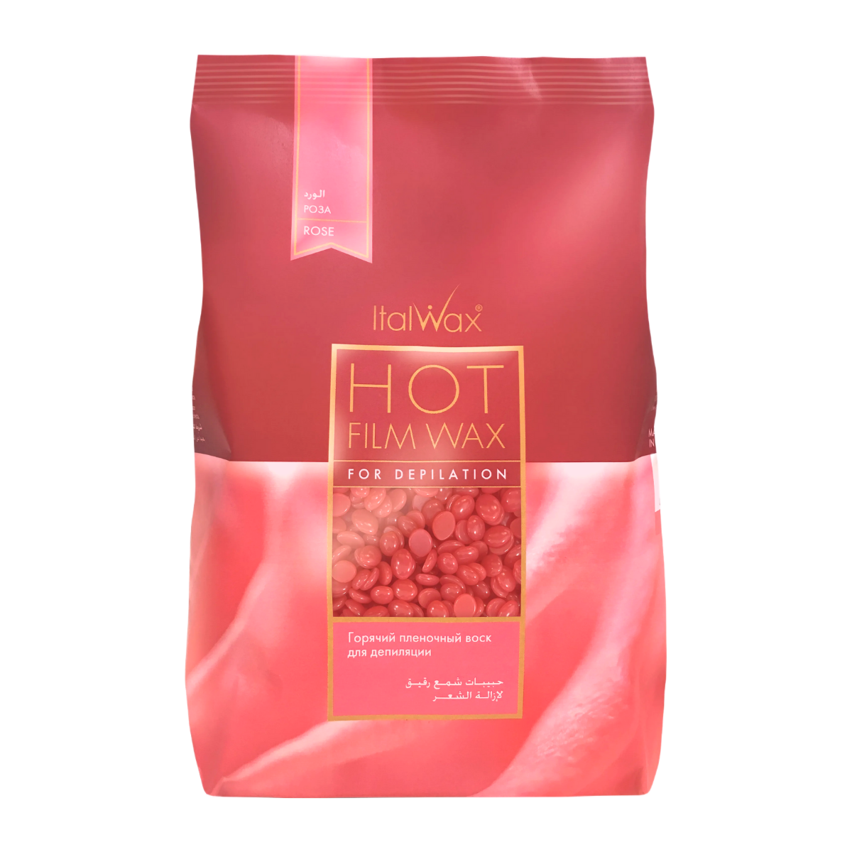 Italwax, Воск для депиляции горячий пленочный «Роза», 1 кг