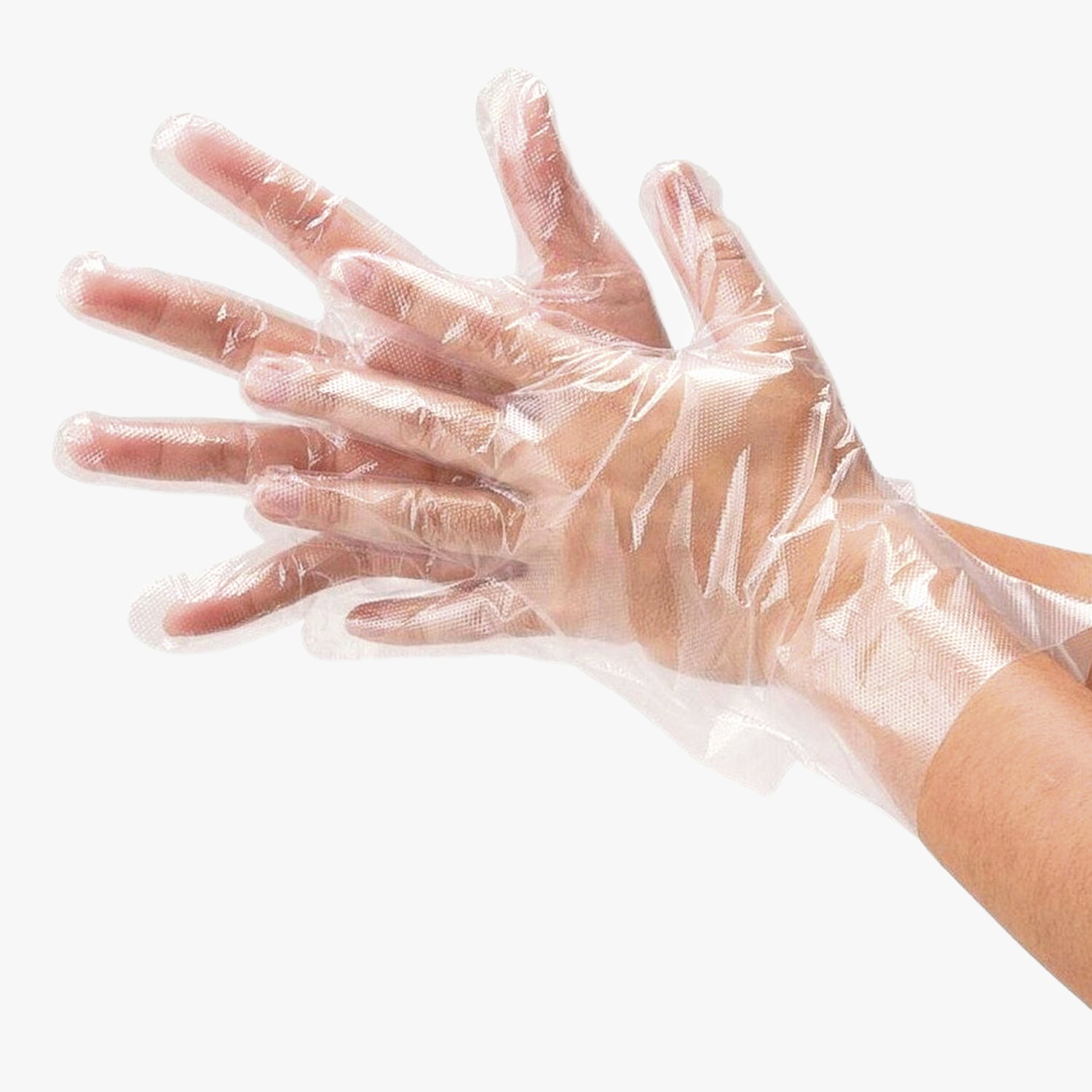 Перчатки полиэтиленовые прозрачные 100шт